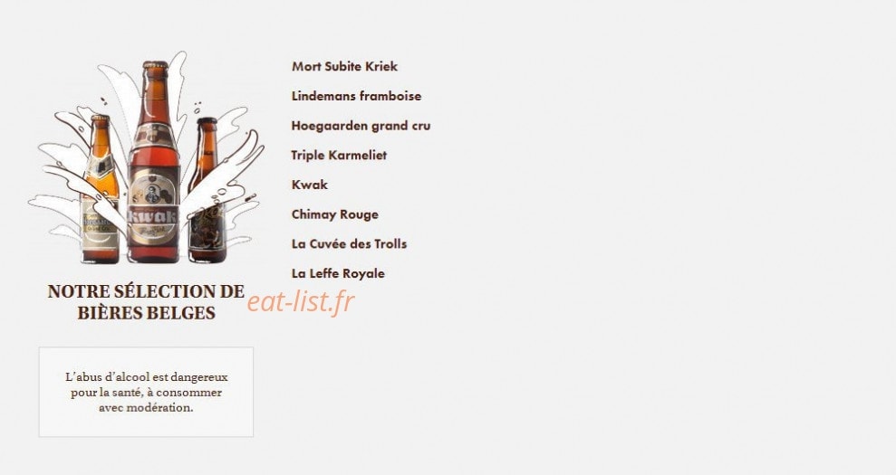 Le Comptoir du Malt — carte page 37