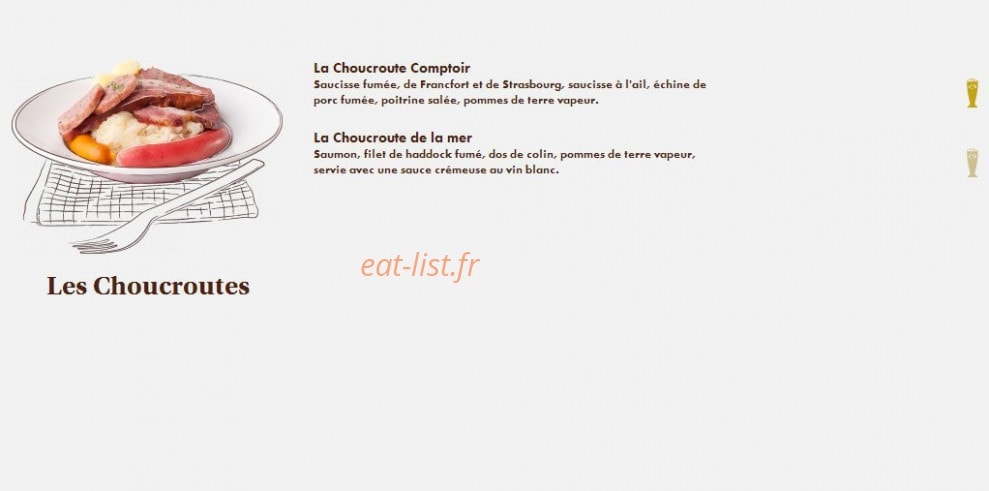 Le Comptoir du Malt — carte page 11