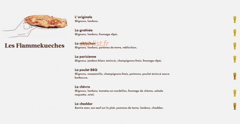 Le Comptoir du Malt — carte page 15