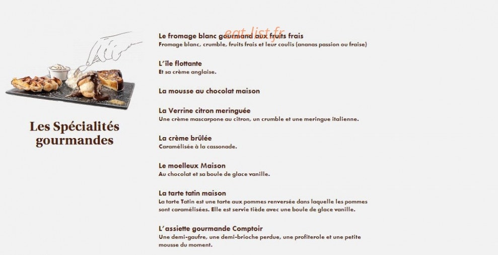 Le Comptoir du Malt — carte page 20