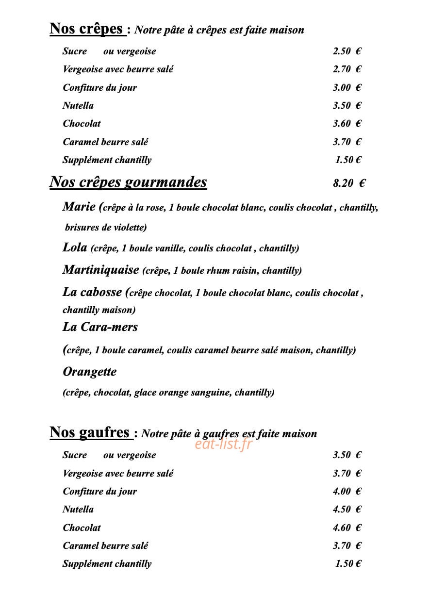 Les Embruns — carte page 2