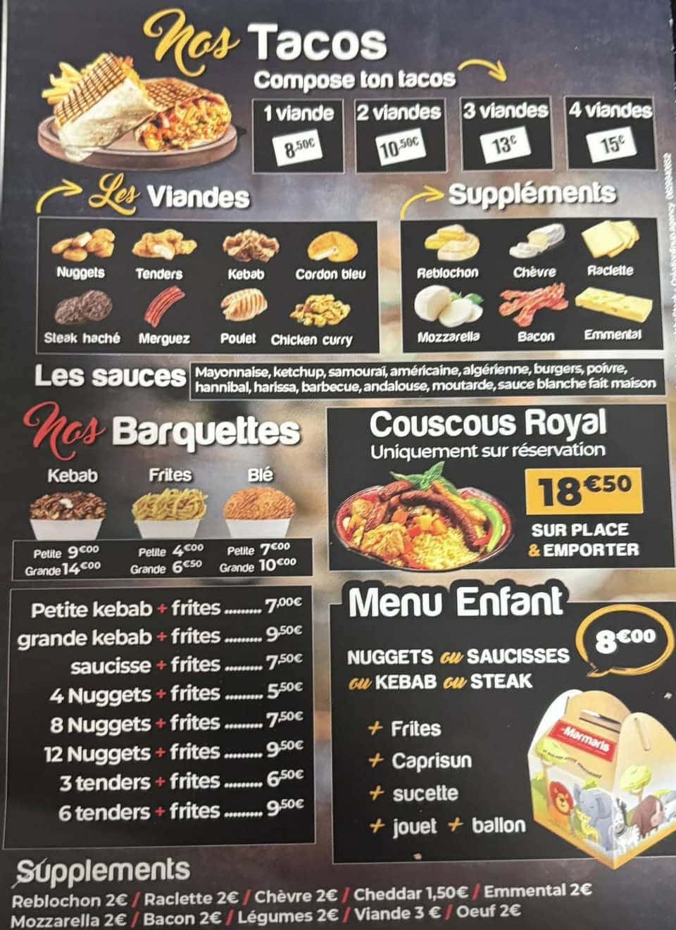 O'grill Bernavillois — carte page 3