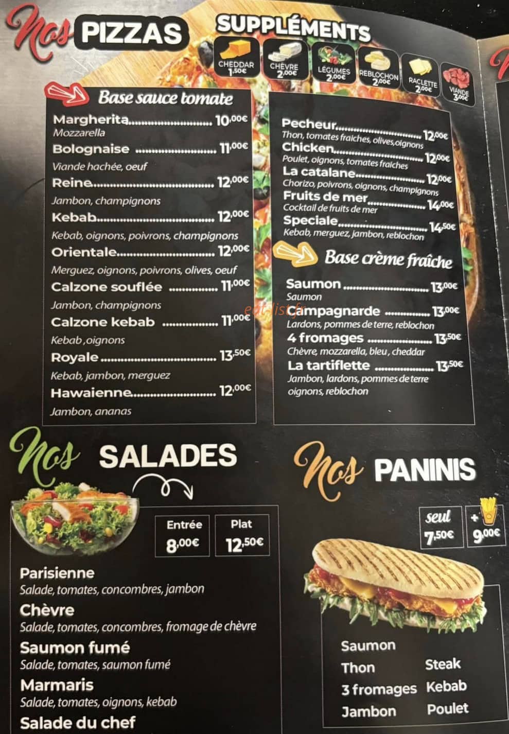 O'grill Bernavillois — carte page 4