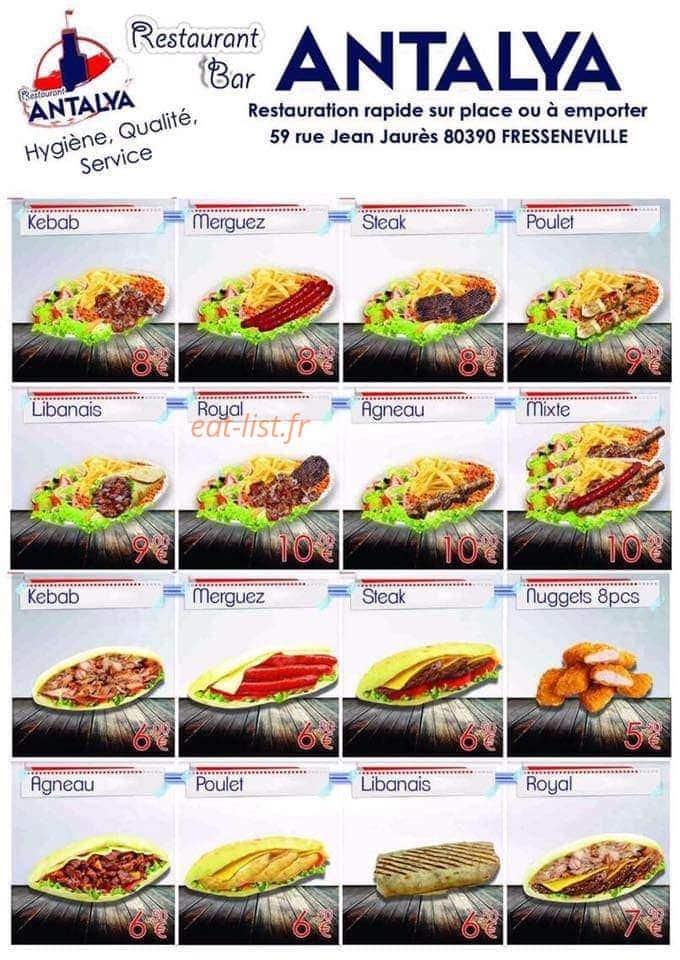 Restaurant Antalya — carte page 2
