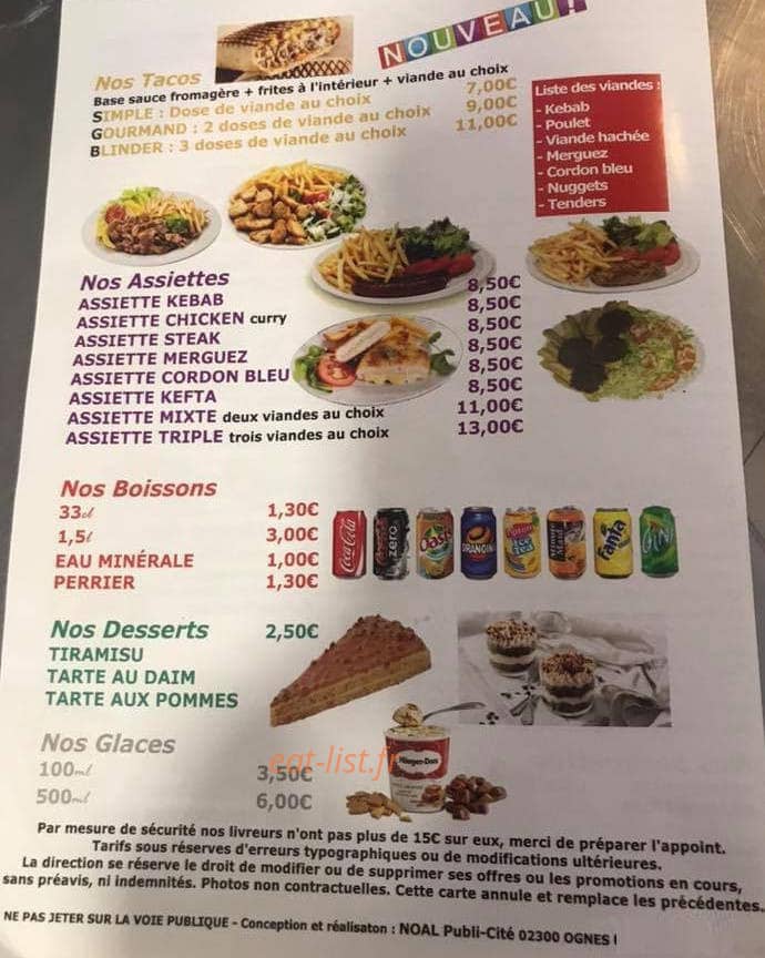 Az food — carte page 4