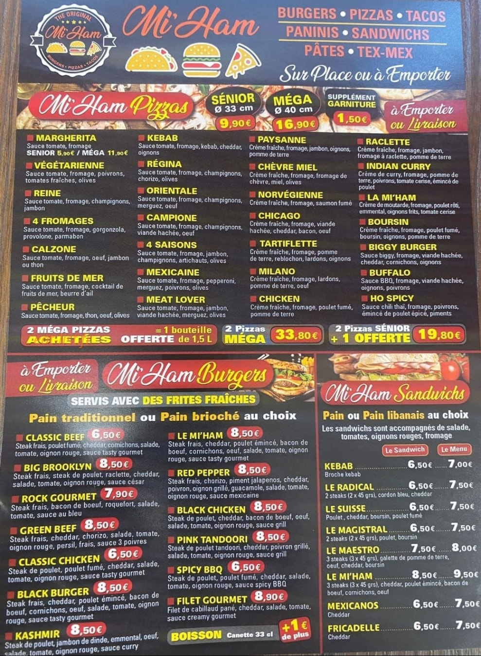 Mi Ham — carte page 1