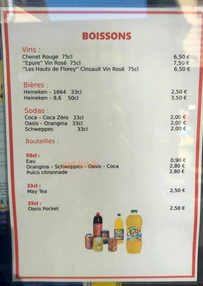 Pizza de la Baie — carte page 4