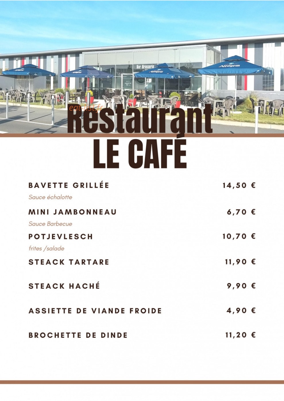 Le Café — carte page 2