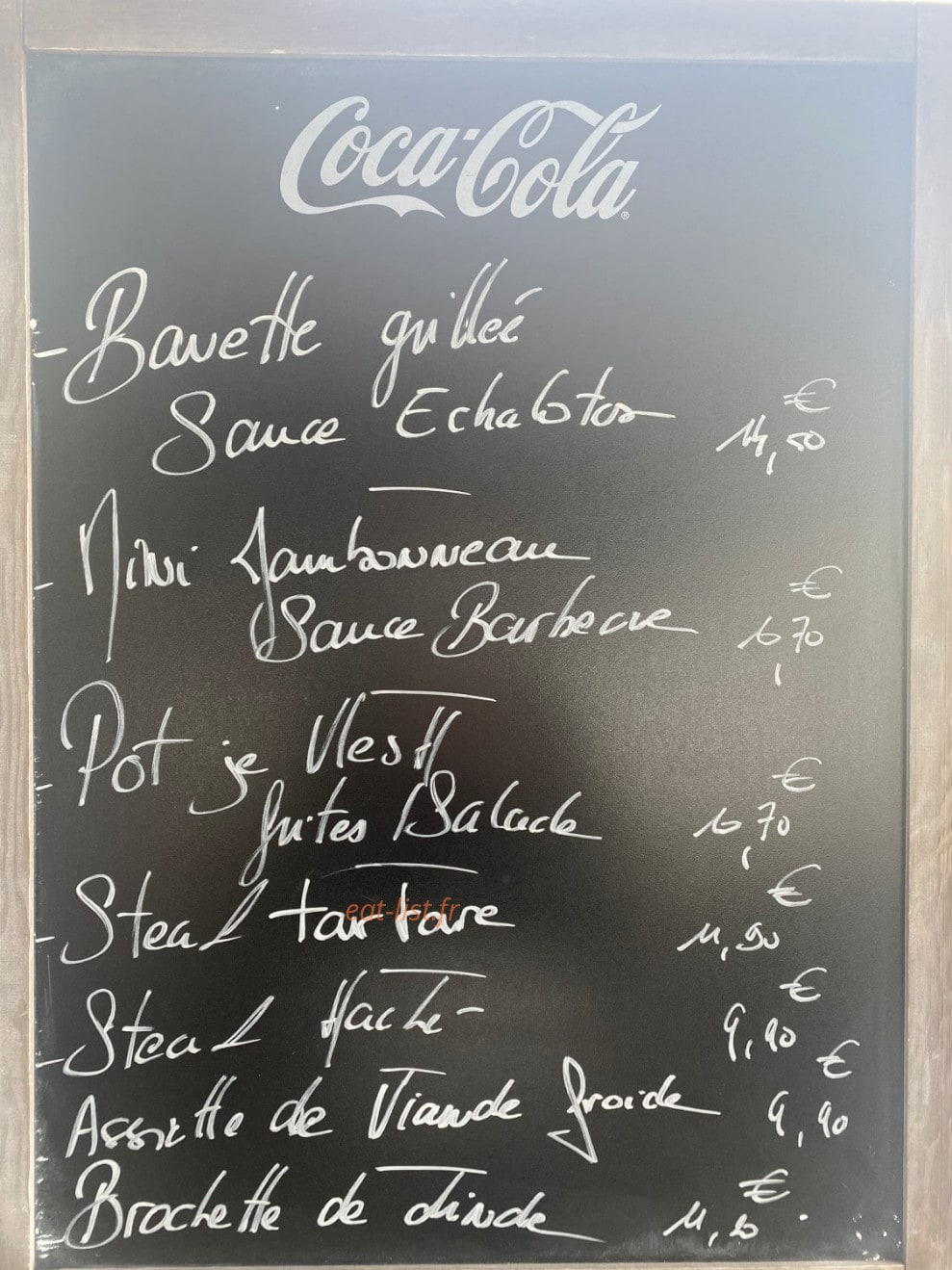 Le Café — carte page 1