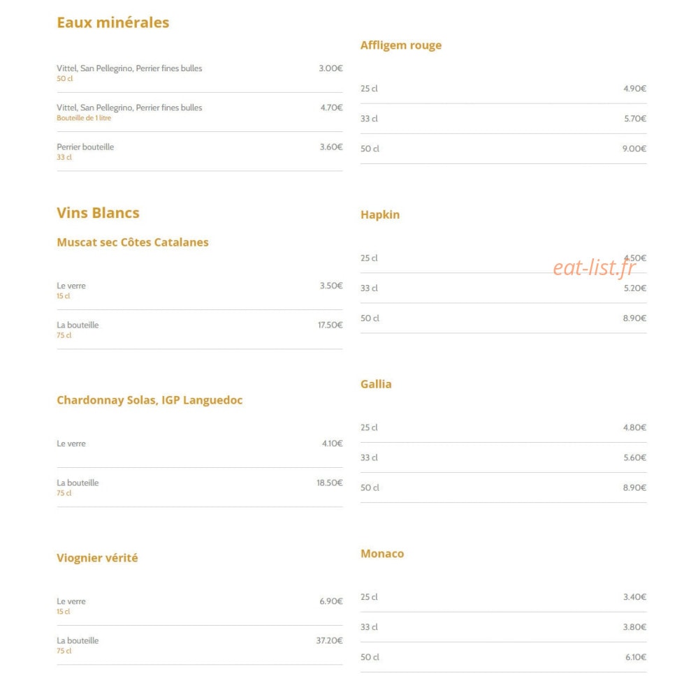 La Rôtisserie — carte page 5