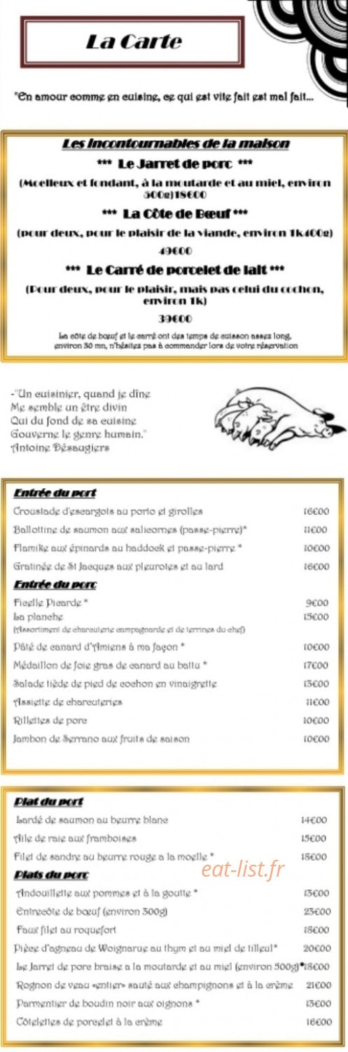 Chés Troés Piots Coéchons — carte page 5