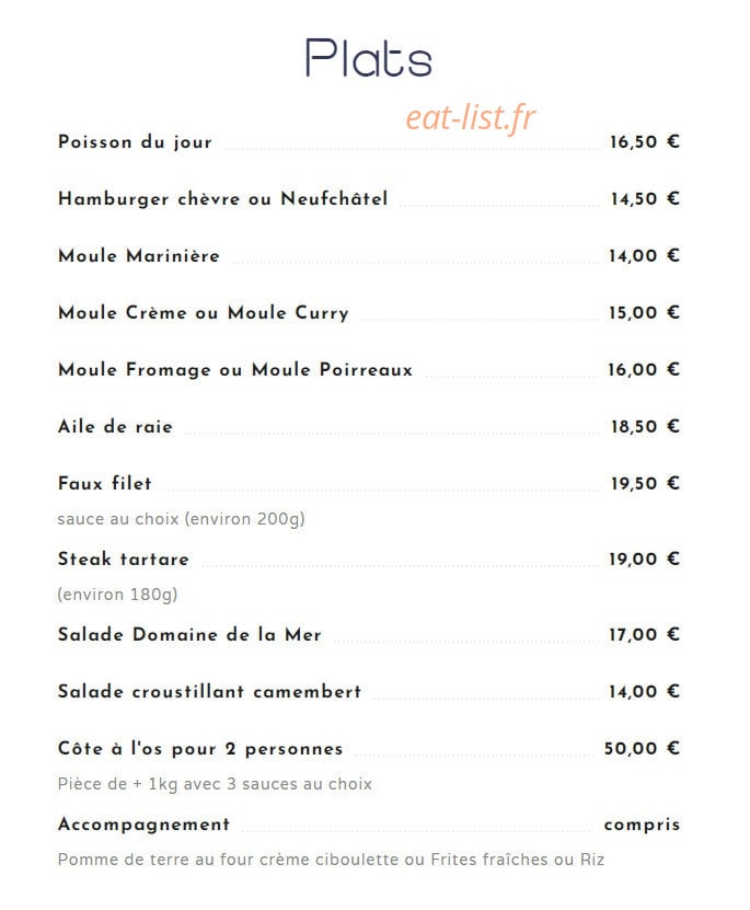 Domaine de la Mer — carte page 2