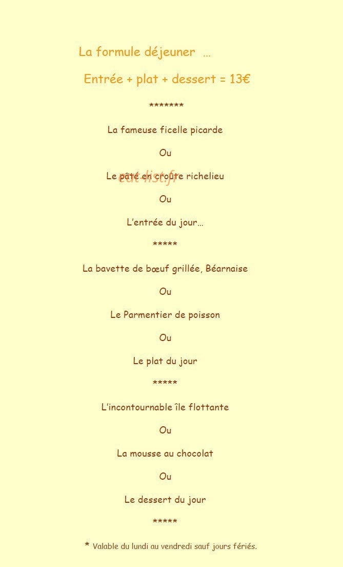 L' Estrella — carte page 1