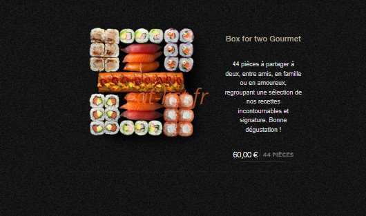 Sushi Shop — carte page 9