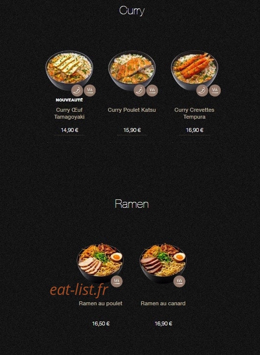 Sushi Shop — carte page 21