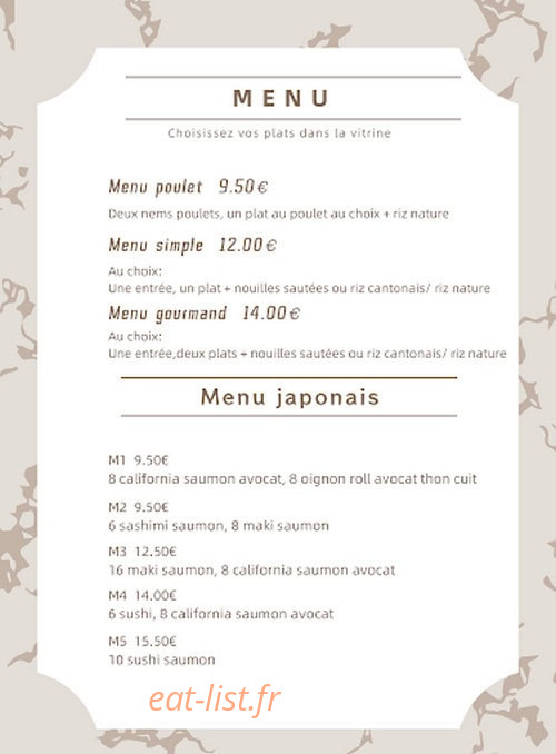 La Cantine — carte page 2