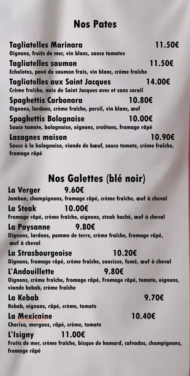 Le verger — carte page 3