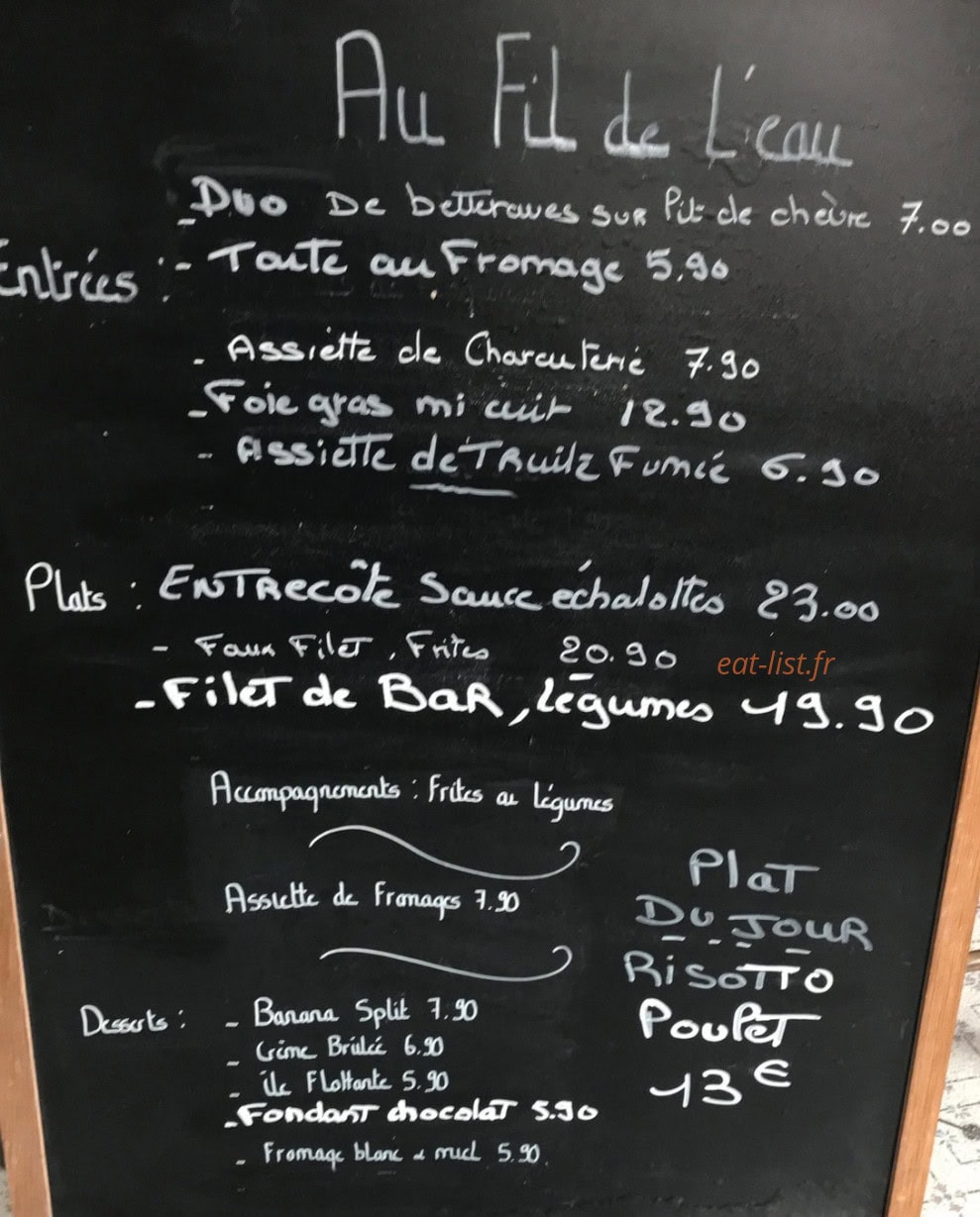 Au fil de l'eau — carte page 1