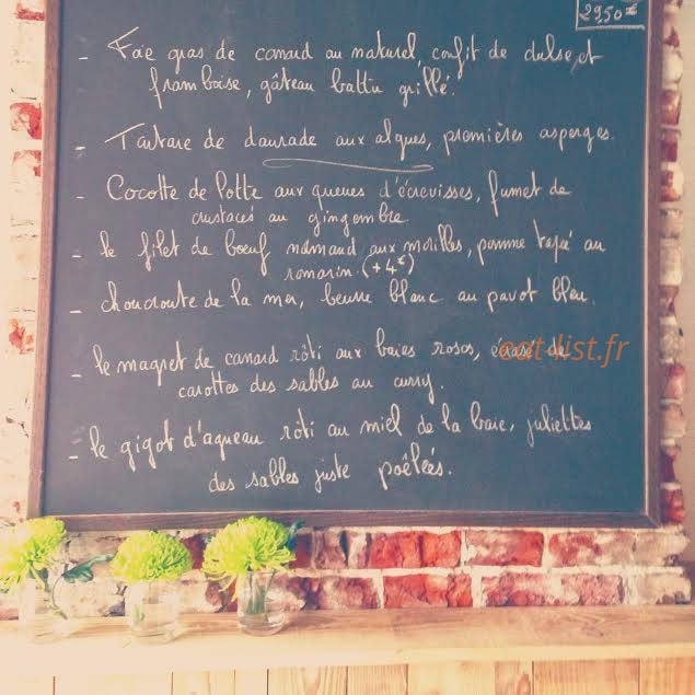 Le Carré Gourmand — carte page 1