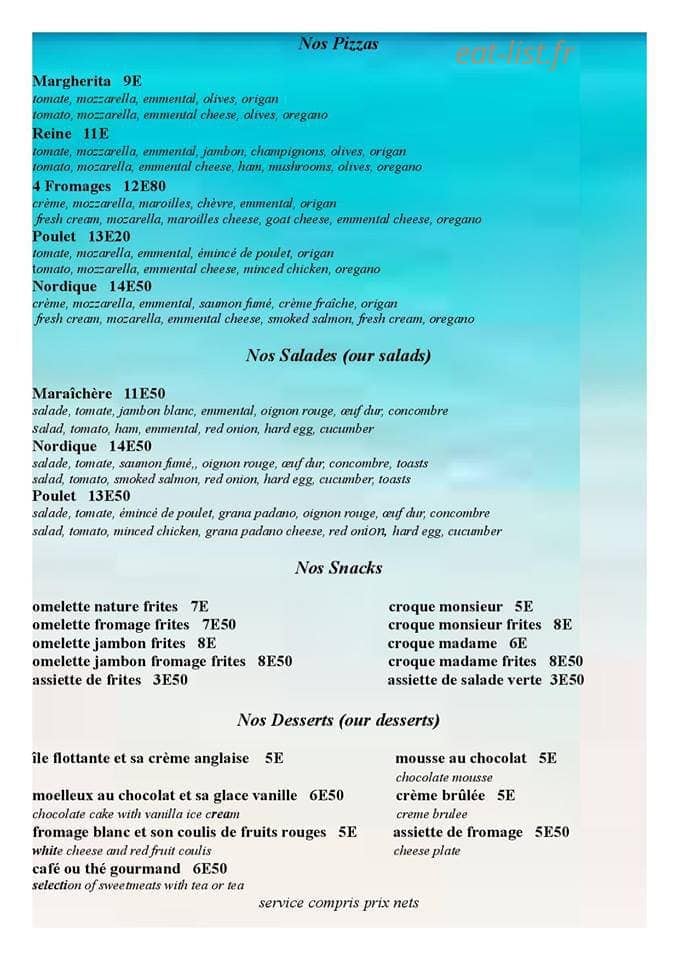 Pause en Baie — carte page 2