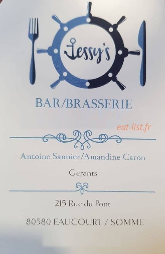 Jessy's — carte page 1