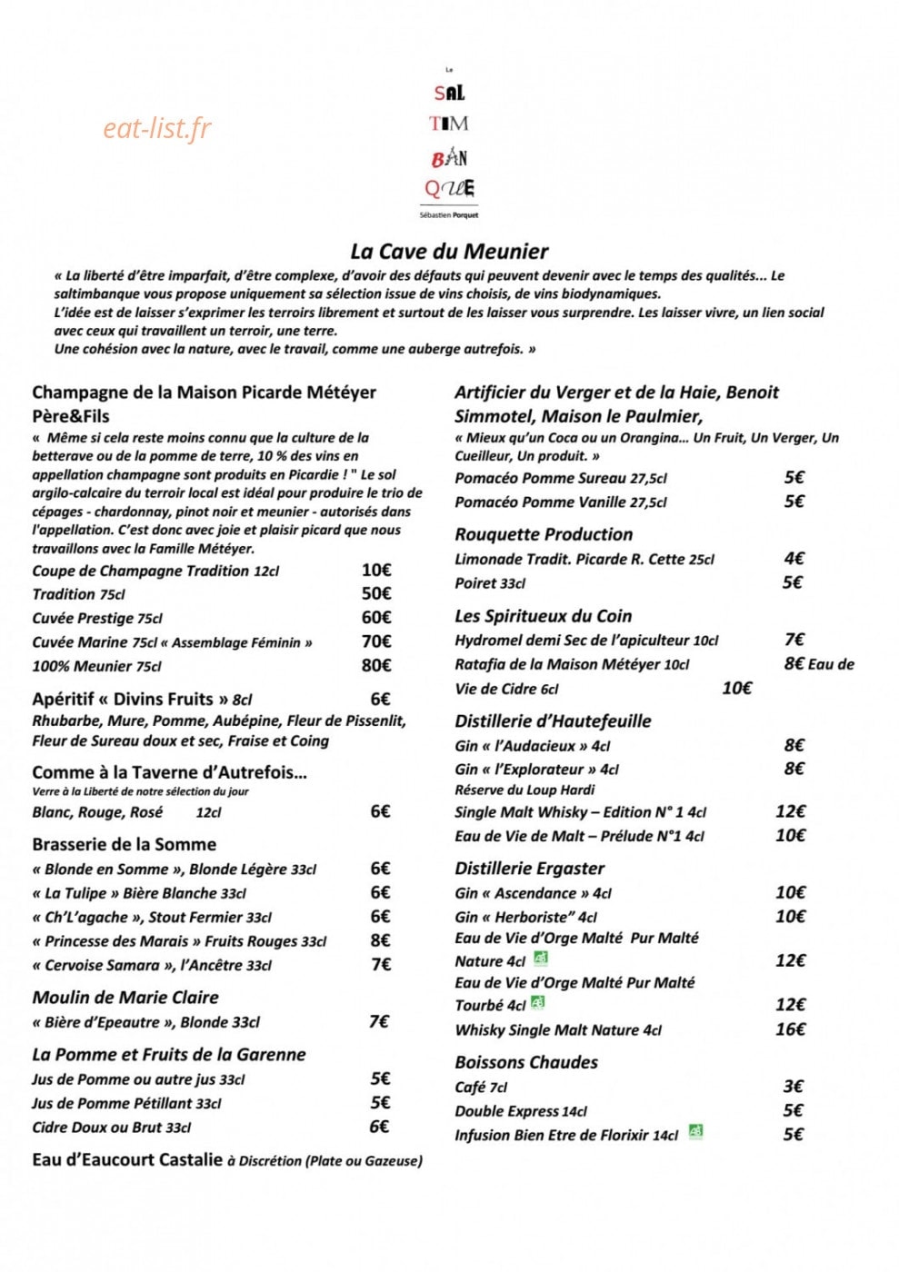 Le Saltimbanque — carte page 3