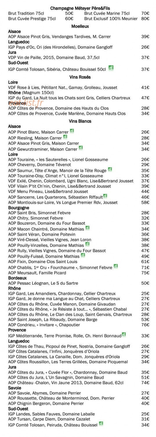 Le Saltimbanque — carte page 4