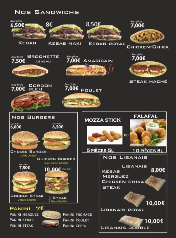 Istanbul Grill — carte page 3