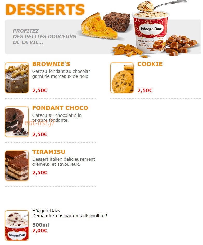 Pizza crousty — carte page 9