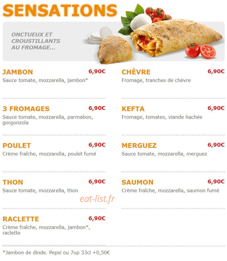 Pizza crousty — carte page 5