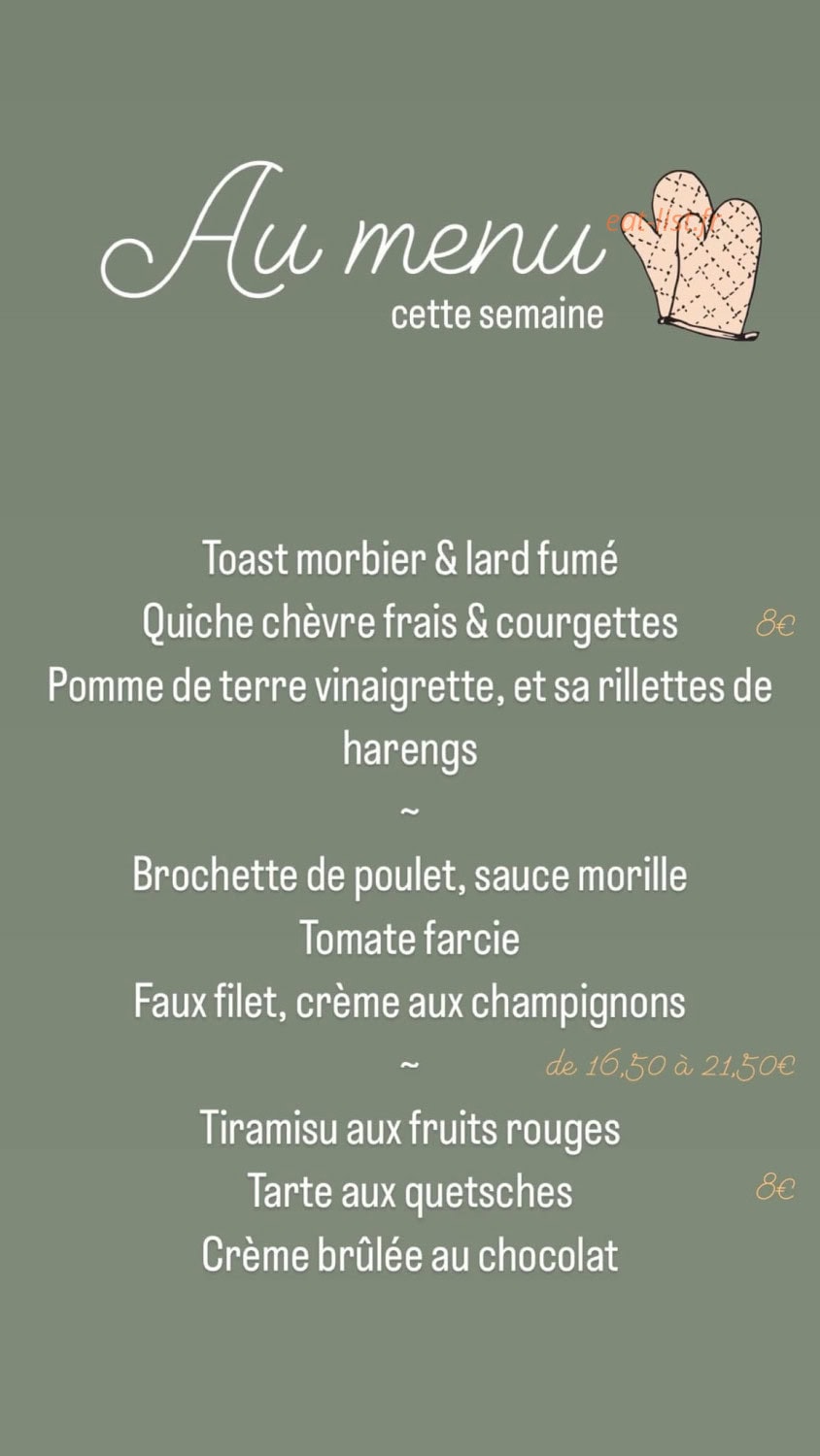 Chez Marie’Jo — carte page 1