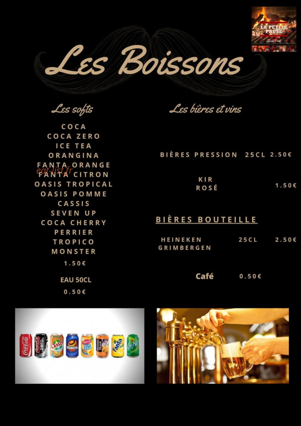 La Petite Pause — carte page 7