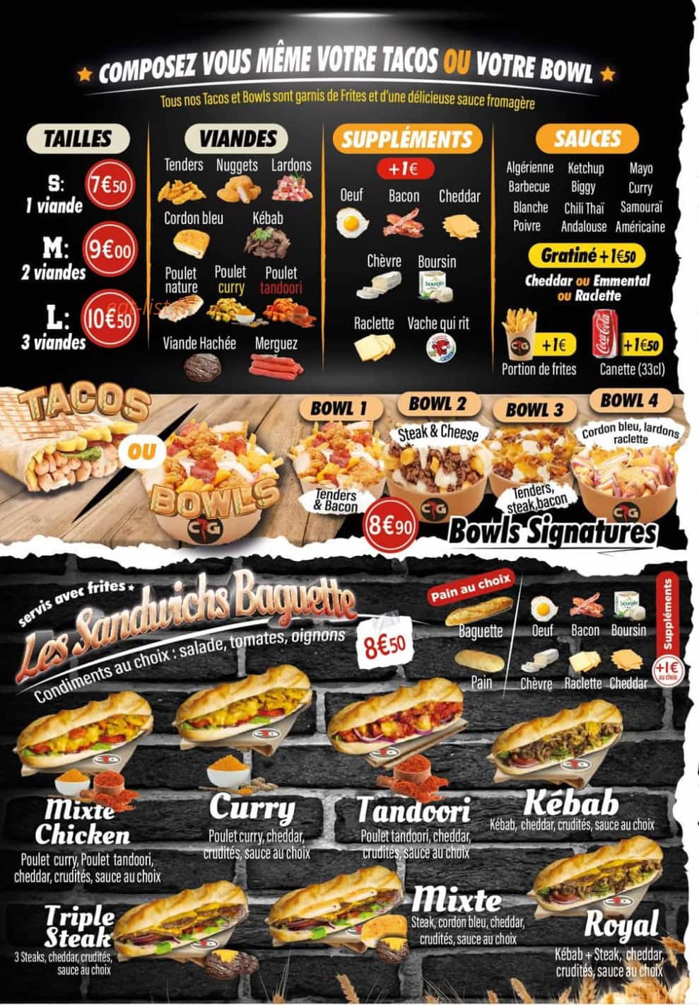 Chicken Grill — carte page 2