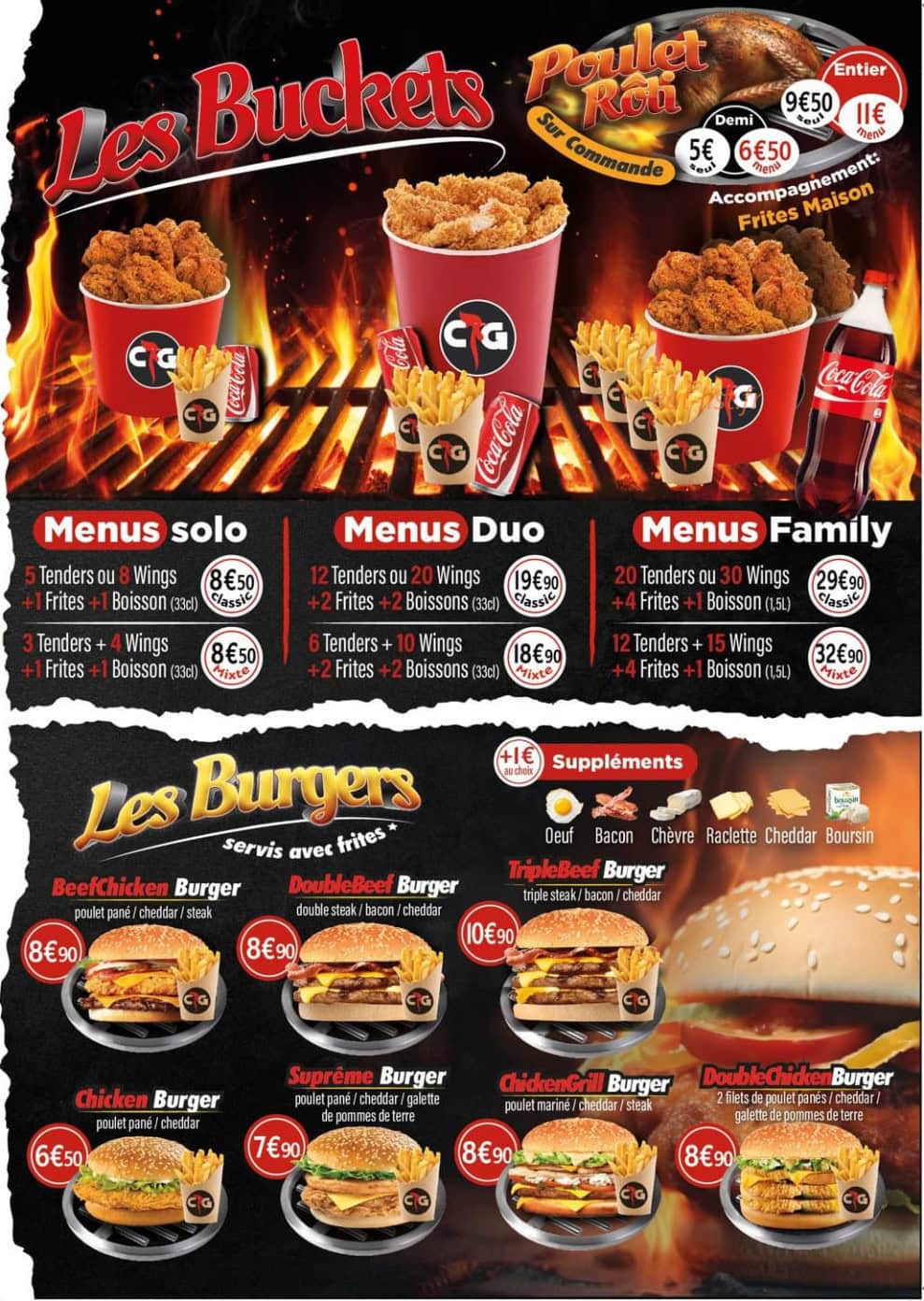 Chicken Grill — carte page 3