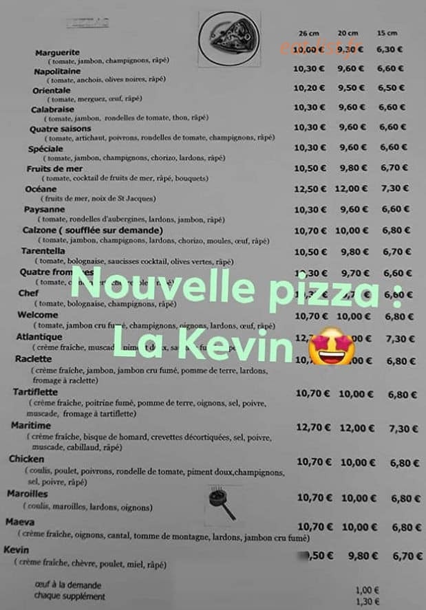 Le Welcome — carte page 4