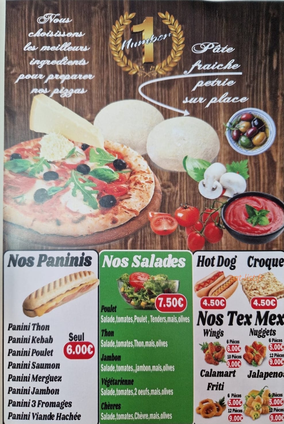 Number One — carte page 1