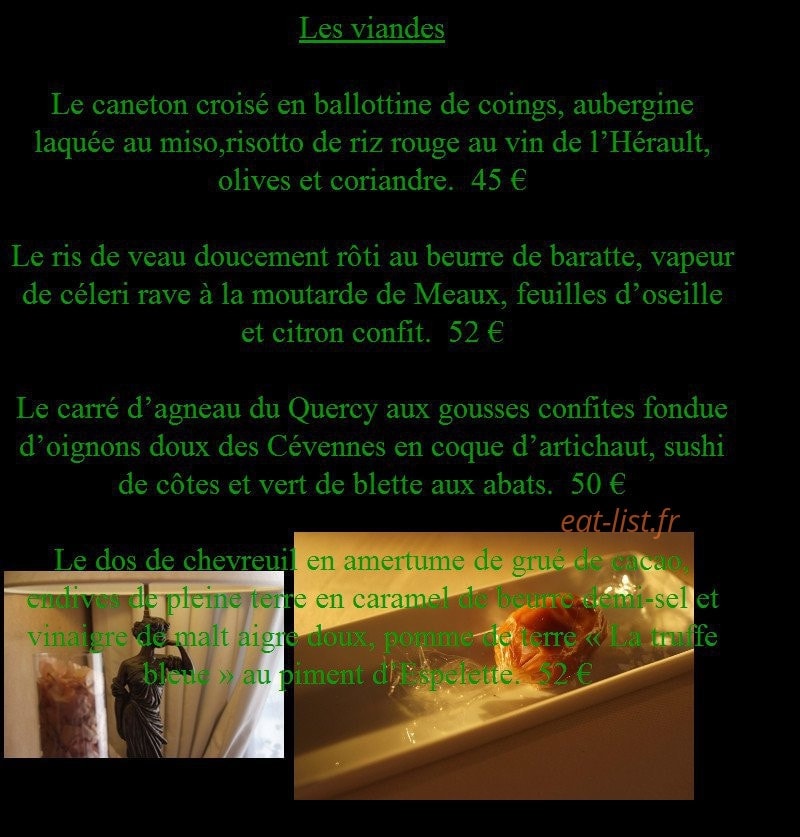 Restaurant La Flamiche — carte page 9