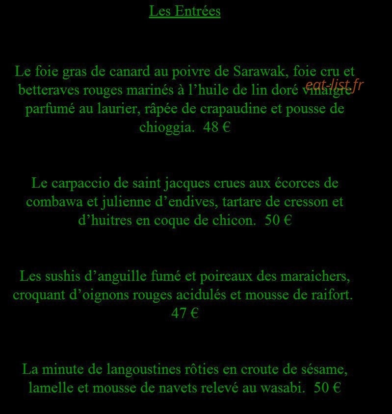 Restaurant La Flamiche — carte page 7