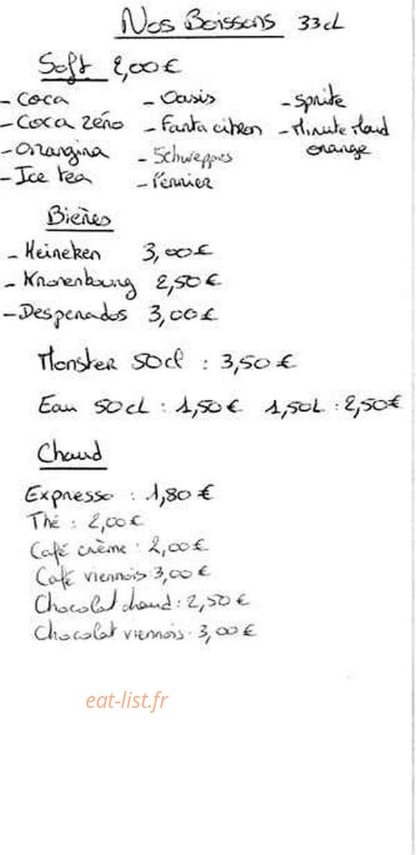 Le Cooking — carte page 6