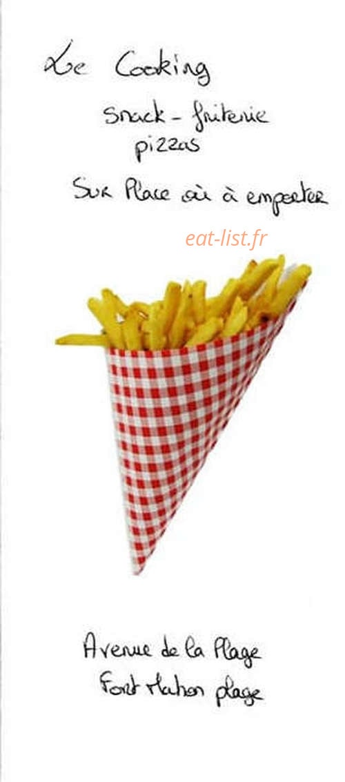 Le Cooking — carte page 1