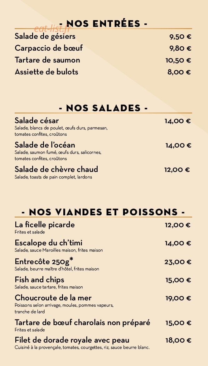 Le Passe Pierre — carte page 1