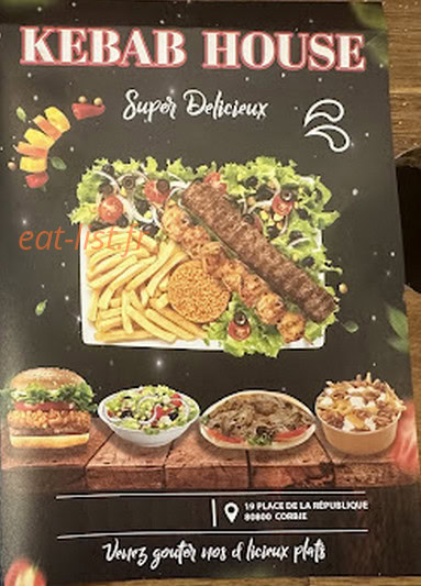 Kebab house — carte page 1