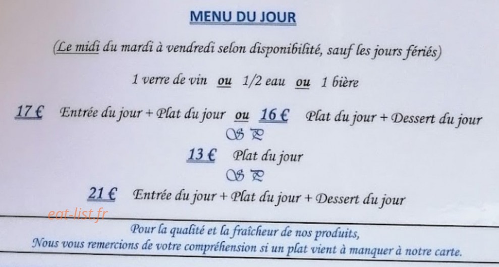 Le Saint Pierre — carte page 3