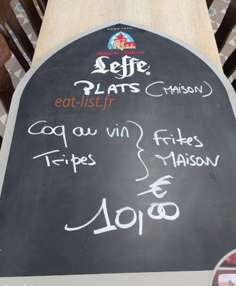 Cafe Du Tennis — carte page 2