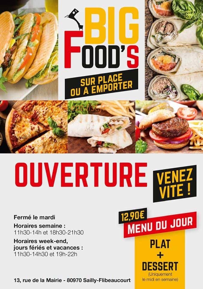 Big food’s — carte page 1