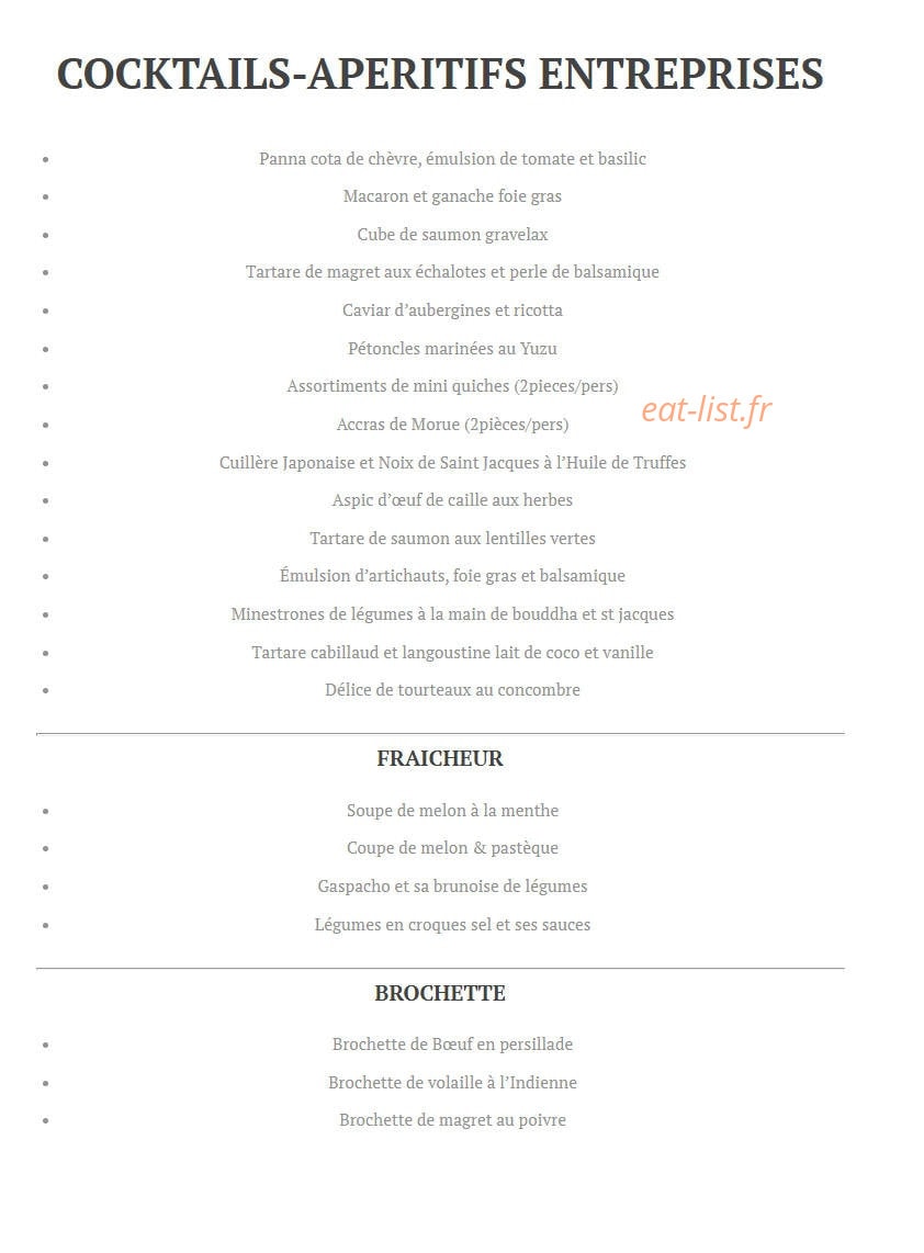 Alban Traiteur — carte page 7