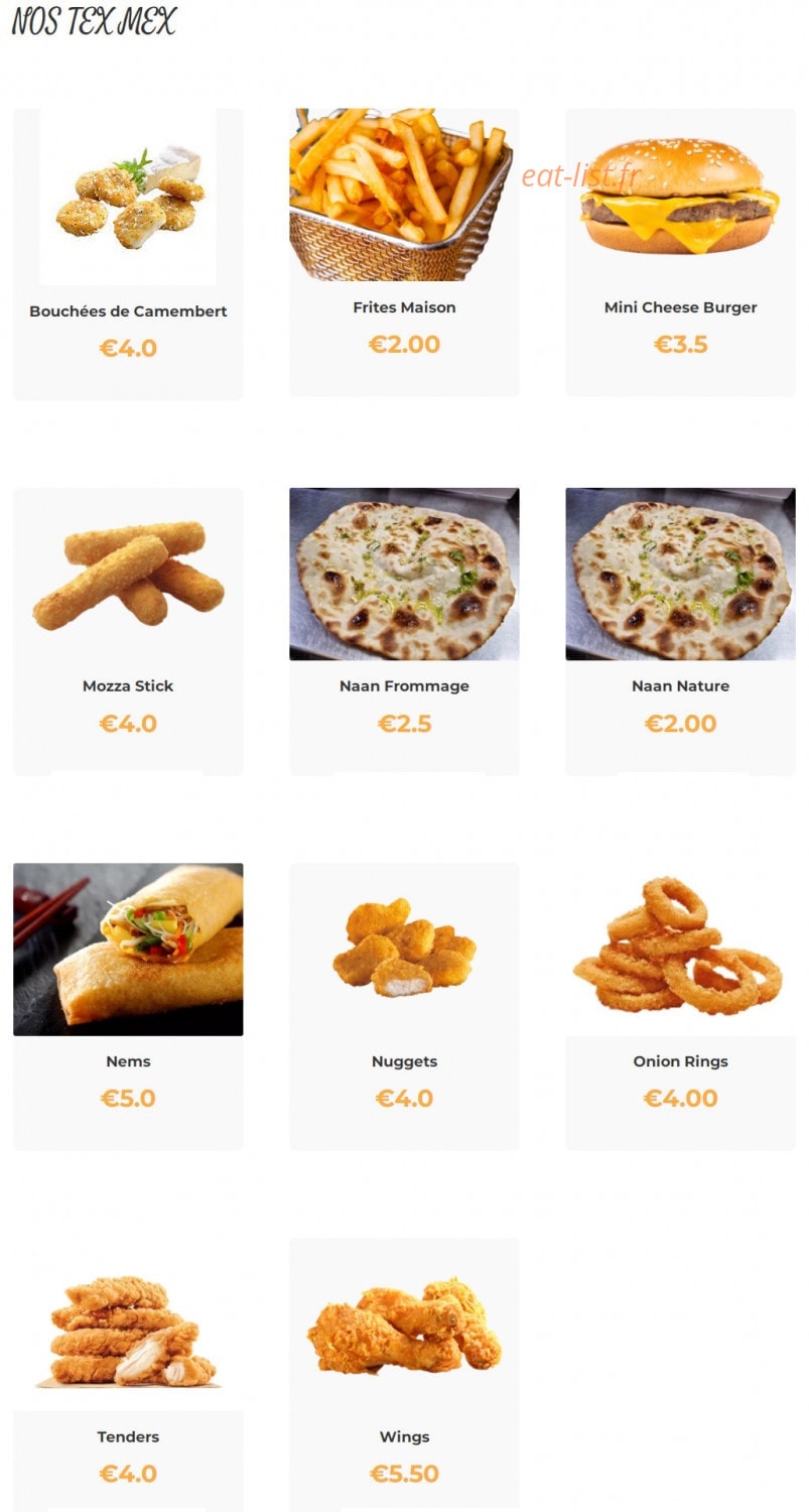 Albi Royal Food — carte page 7