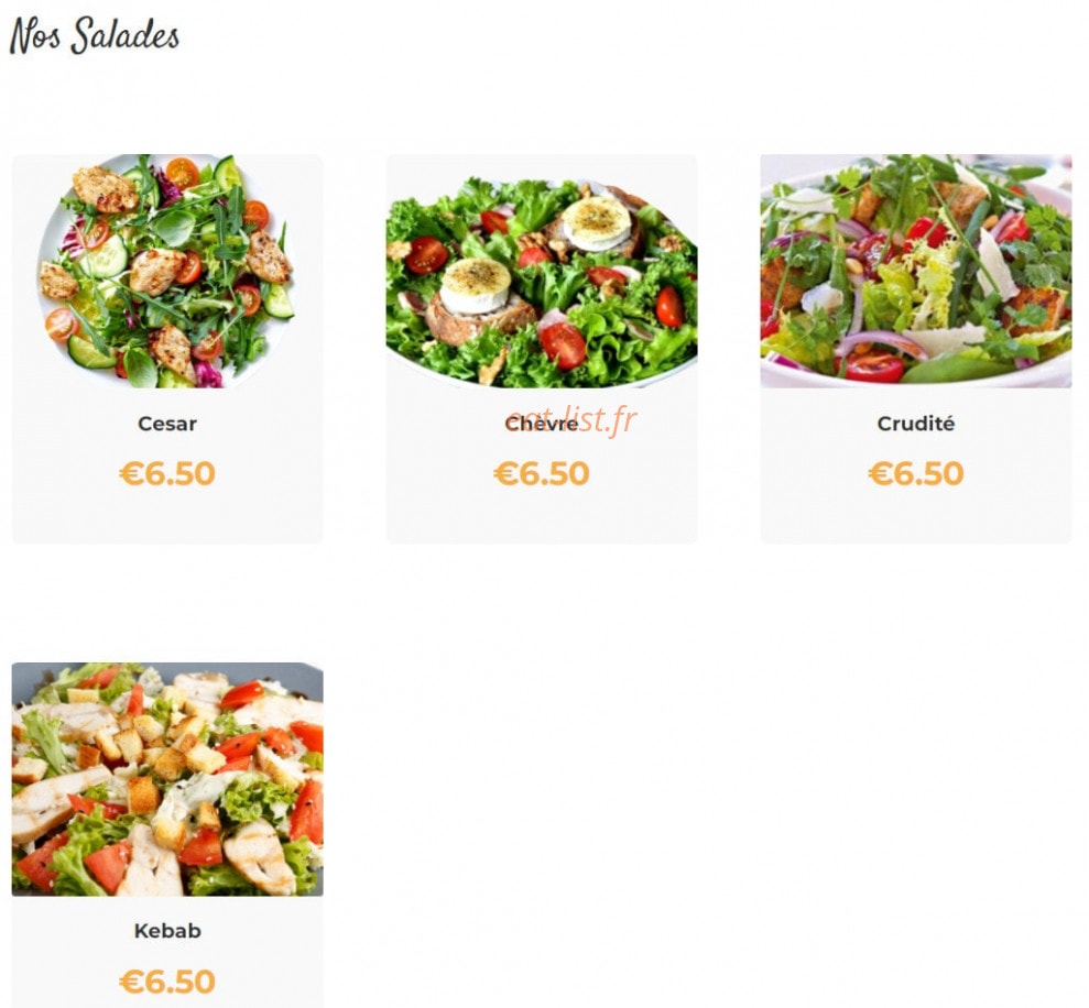 Albi Royal Food — carte page 4
