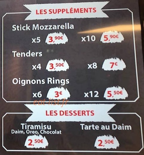 Atelier gourmand — carte page 3
