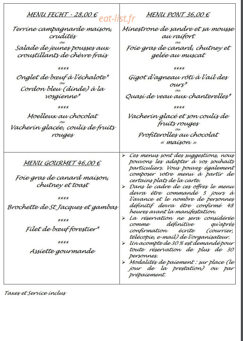 Au Pont de la Fecht — carte page 5